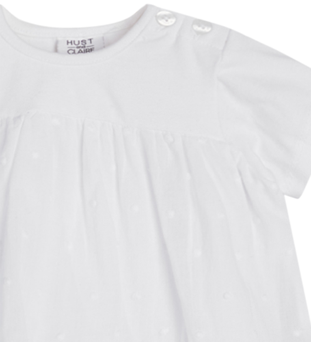 Hust and Claire Dress - Kristiane - White