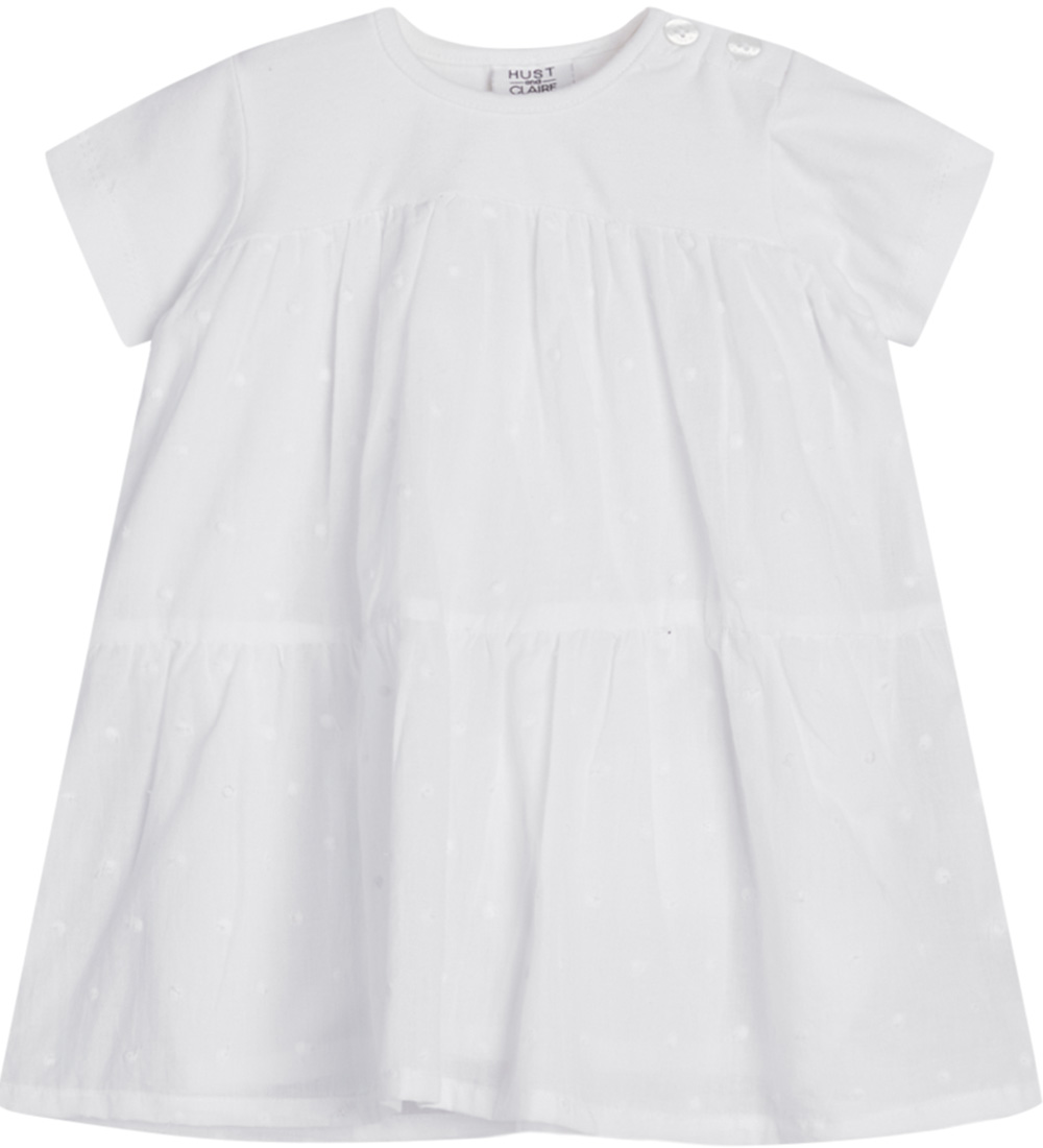 Hust and Claire Dress - Kristiane - White