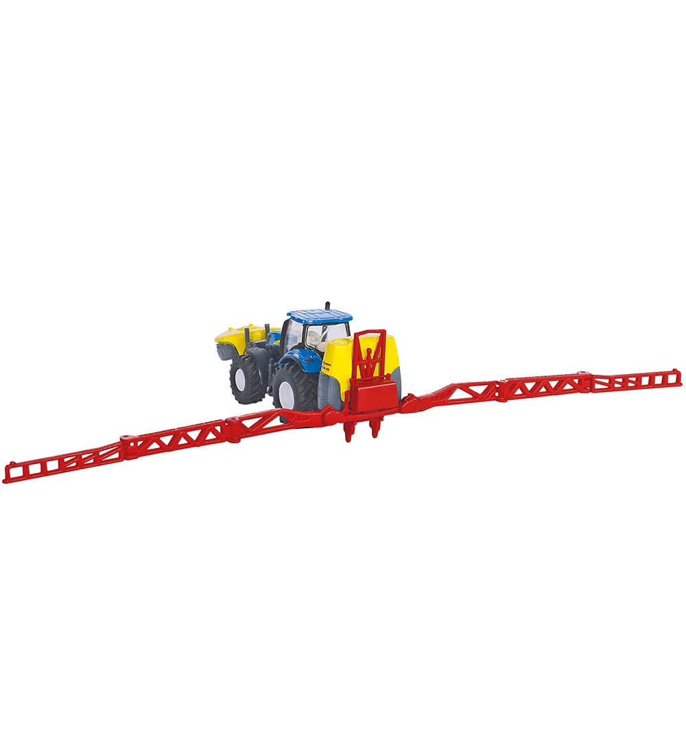 Siku Tractor w. Trailer - 1:87 - New Holland Tractor With Crop
