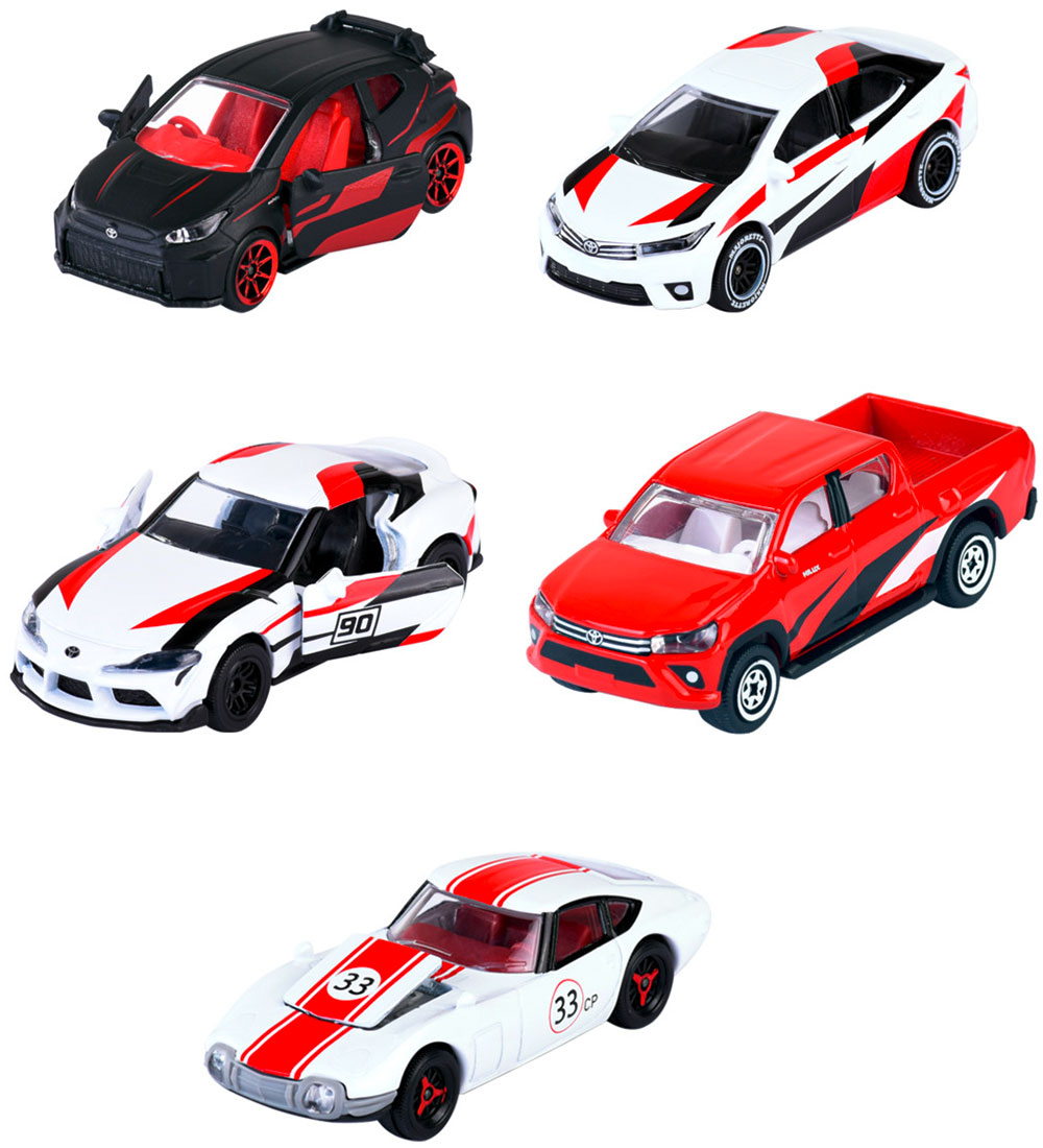 Majorette Autot - 5 kpl - Toyota Racing