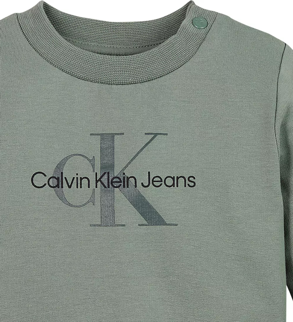 Calvin Klein Sweat Set - Monogram - Meteor Green
