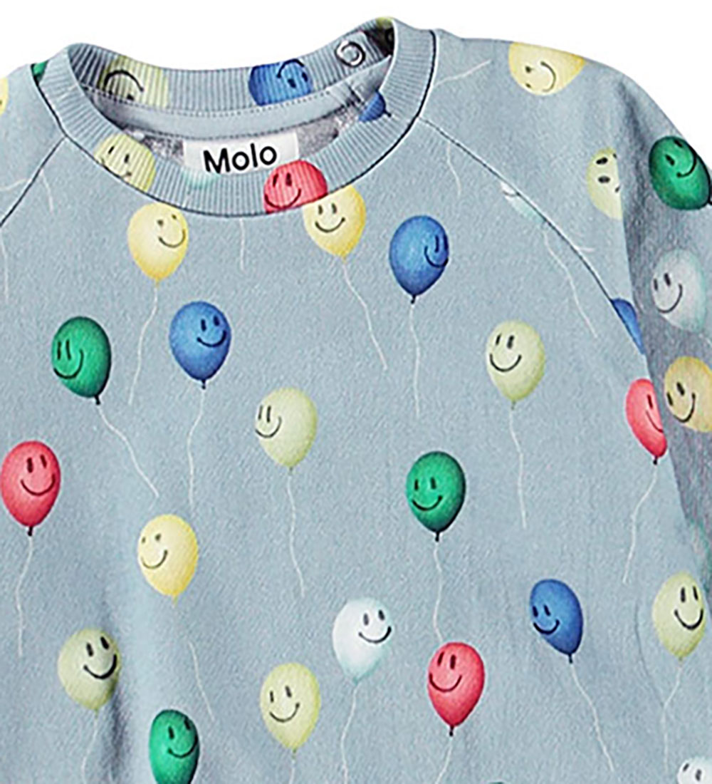 Molo Sweatshirt - Scheibe - lächelnde Luftballons