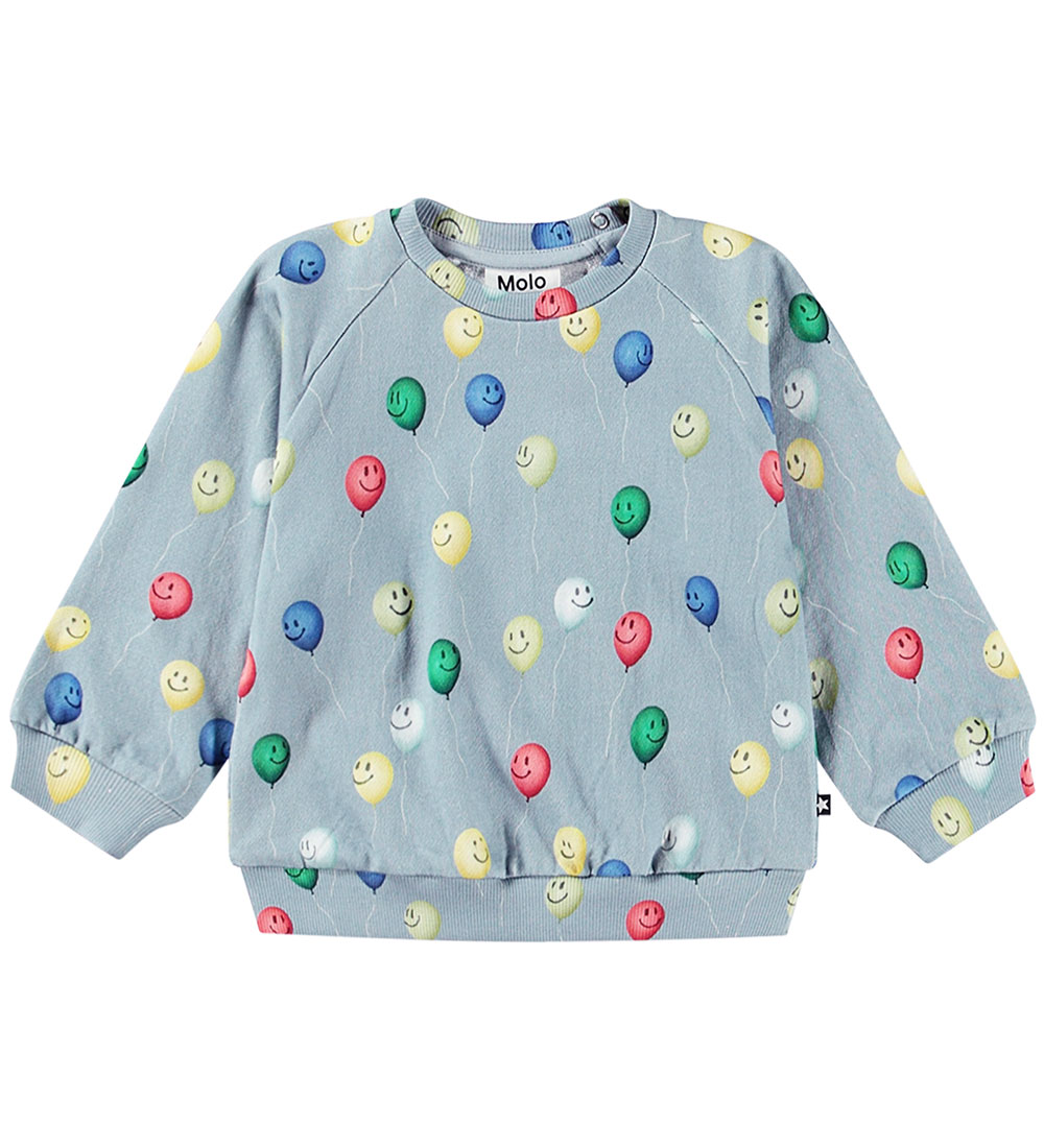 Molo Sweatshirt - Scheibe - lächelnde Luftballons