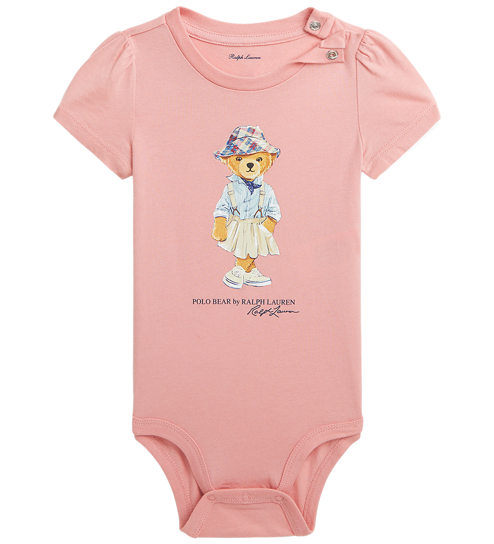 Polo Ralph Lauren Bodysuit k/æ - Hemingway - Tickled Pink w. Sof