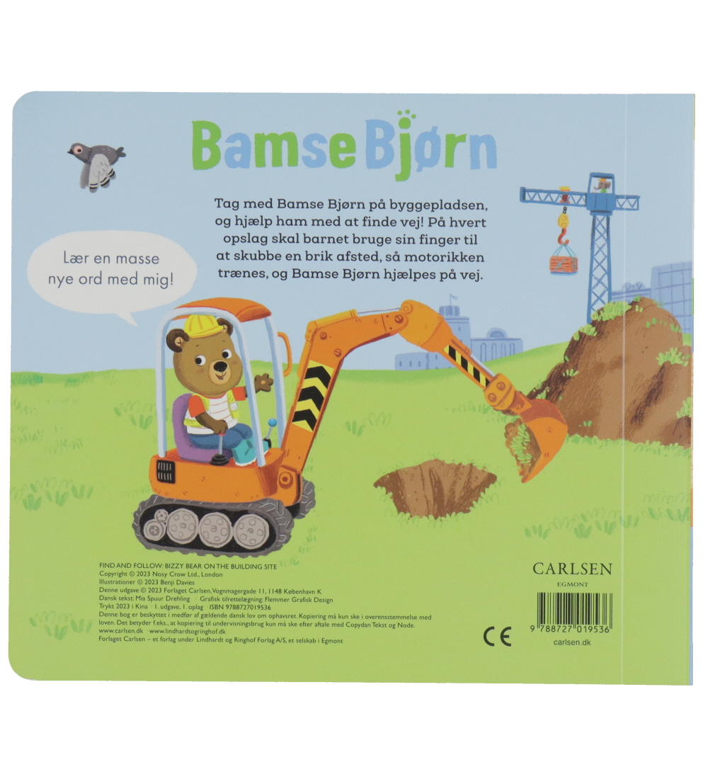 Forlaget Carlsen Book - Find your way with Soft Toy Bjorn: On th