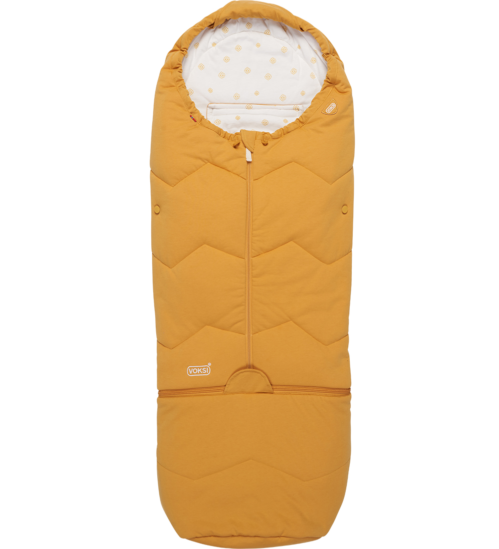 Voksi Footmuff - Sky Light - 88/113 cm - Golden Yellow