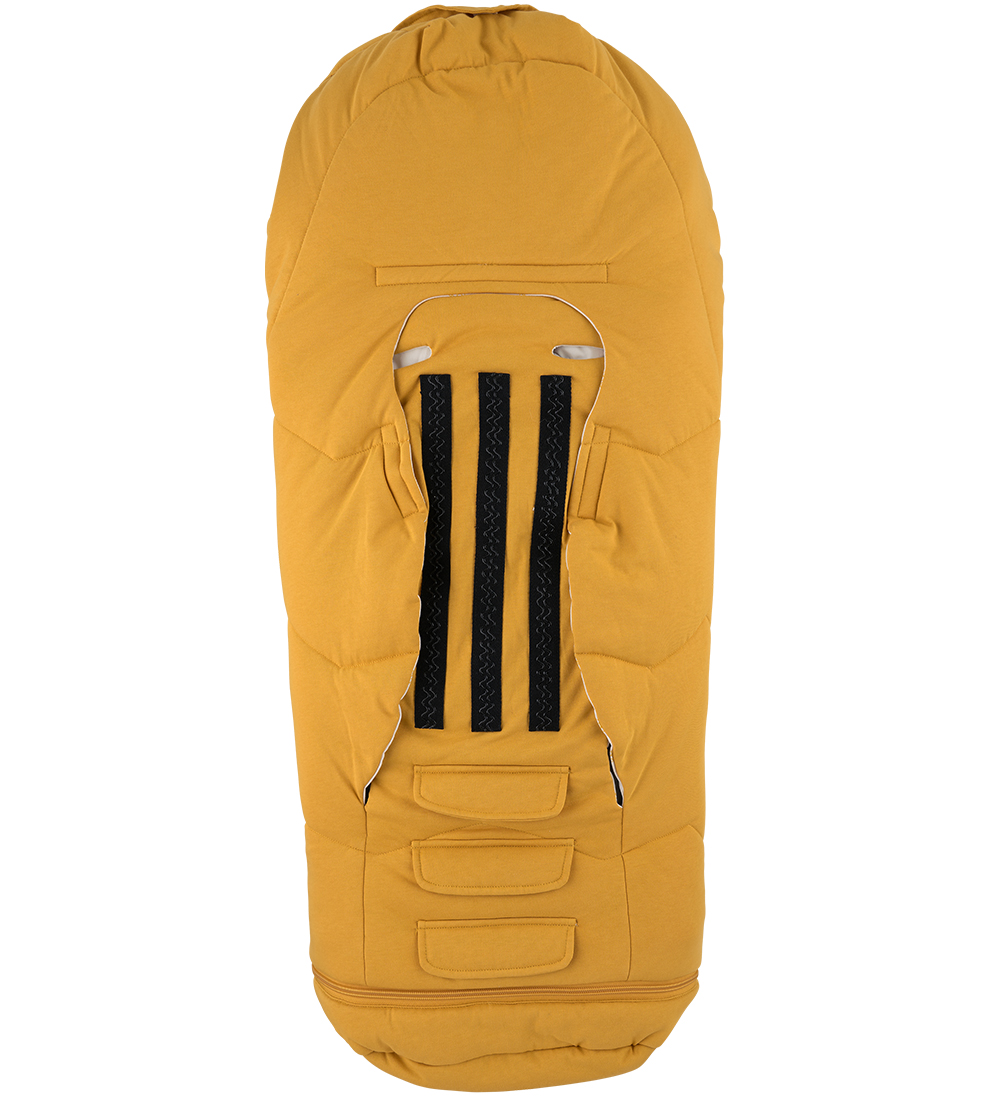 Voksi Footmuff - Sky Light - 88/113 cm - Golden Yellow