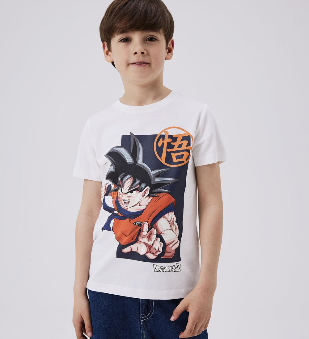 Name It T-shirt - Noos - NkmJimmo Dragonball - Bright White