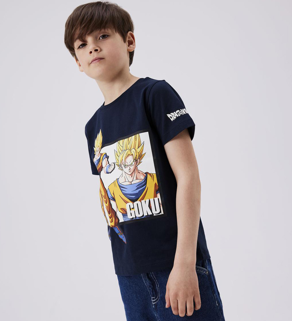 Name It T-shirt - Noos - NkmJimmo Dragonball - Dark Sapphire