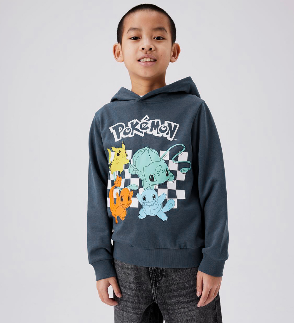 Name It Hoodie - Noos - NkmJister Pokémon - Dark Denim