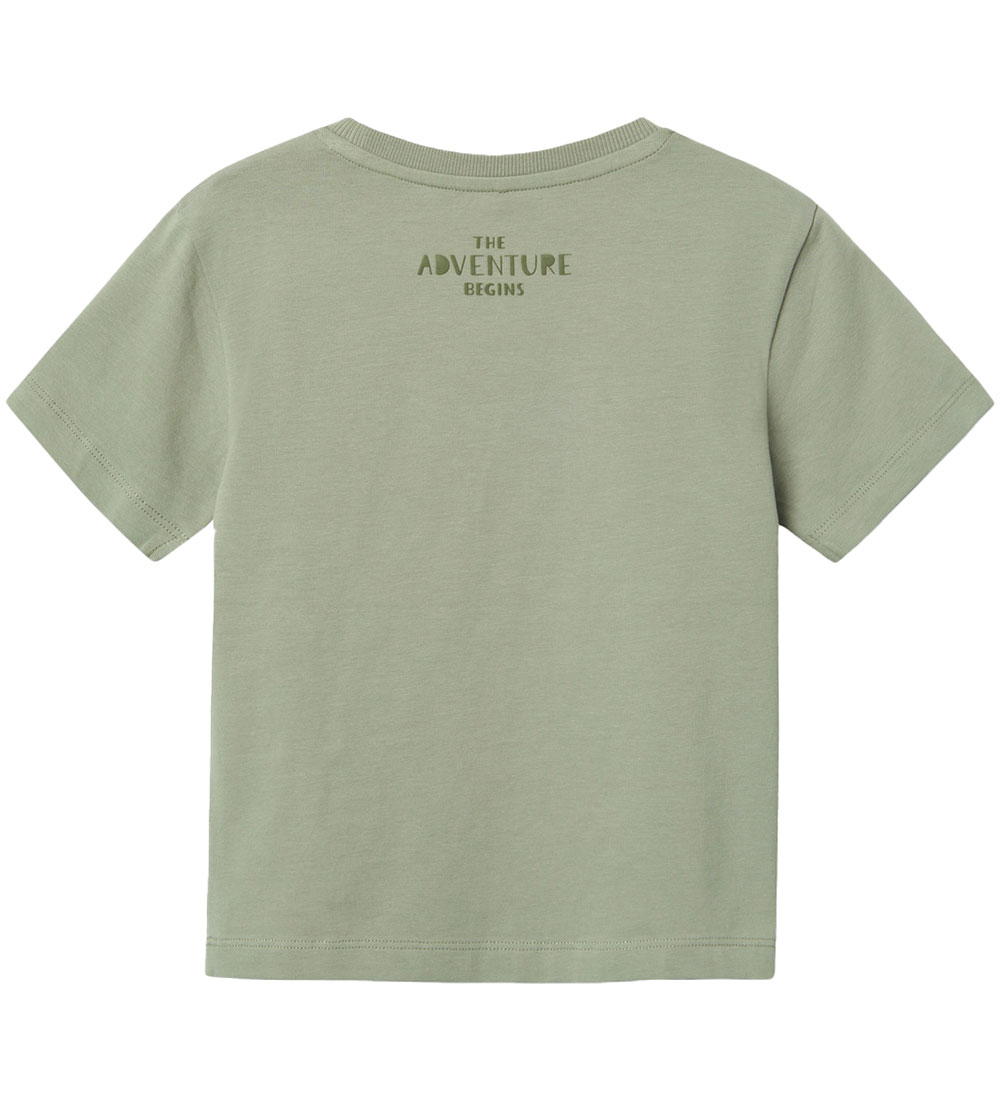 Name It T-shirt - NmmFinley - Forest Fog w. Print