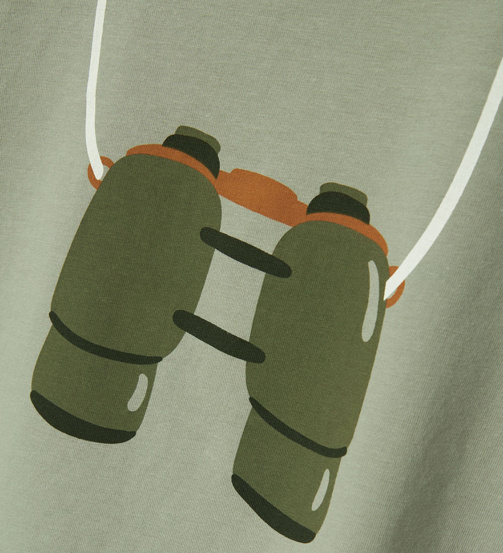 Name It T-shirt - NmmFinley - Forest Fog w. Print