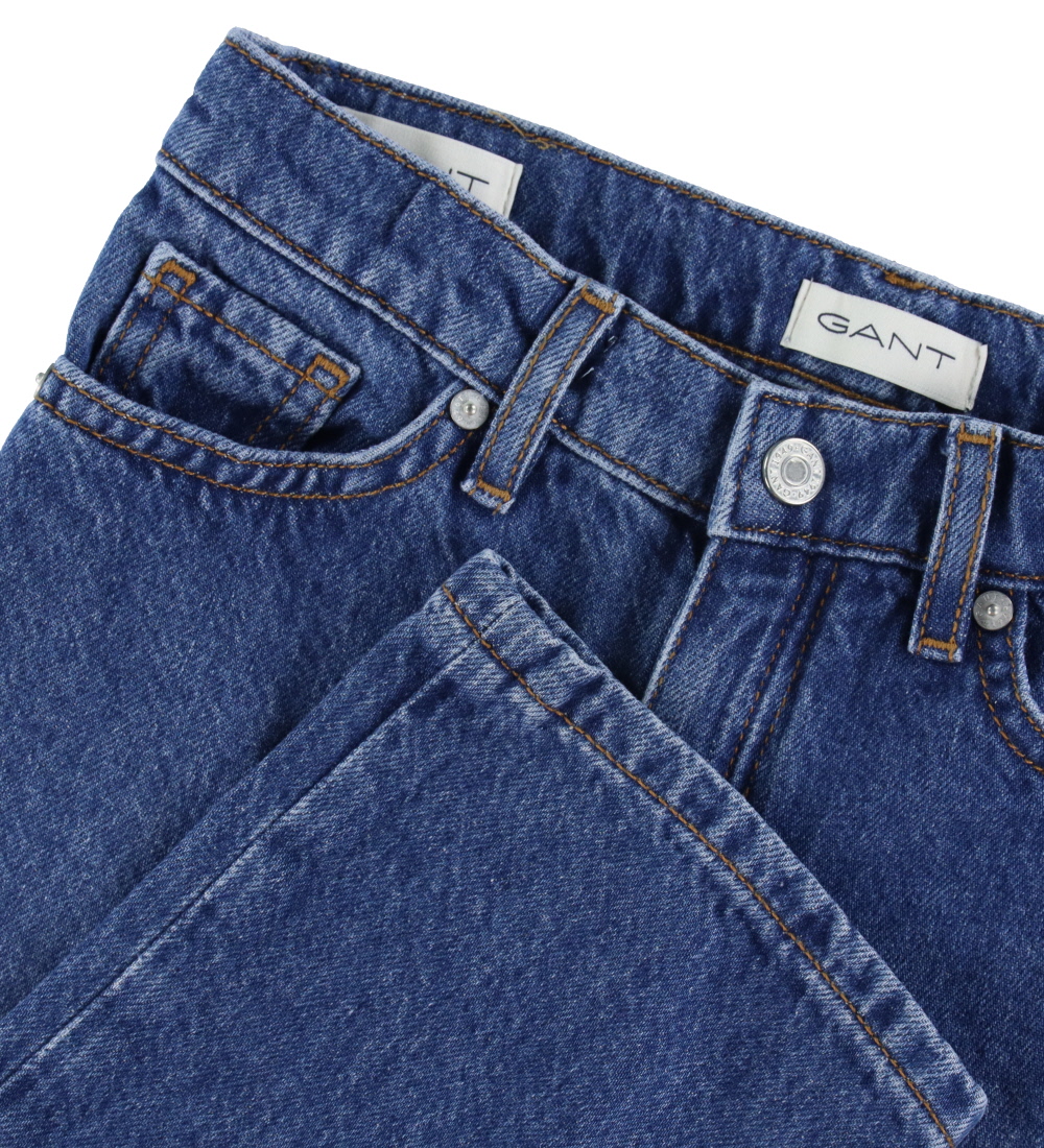GANT Jeans - Relaxte pasvorm - Semi-Light Blue
