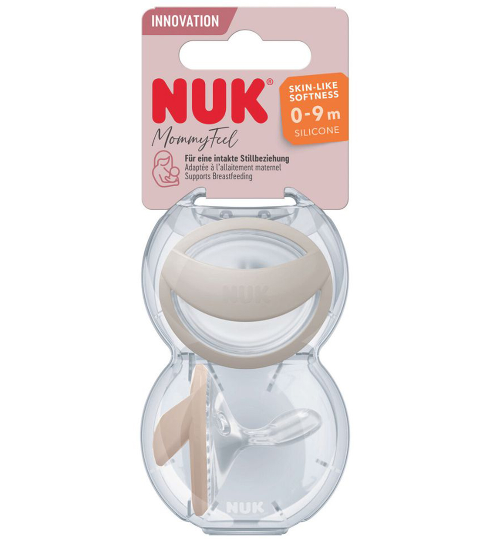 Nuk Snuðin - Mömmutilfinning - 2 Pakki - Grátt
