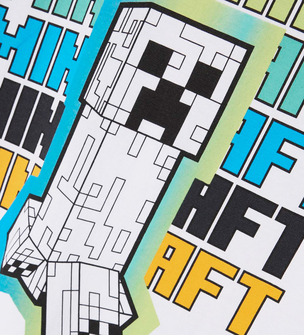 Name It T-shirt - Noos - NkmJin Minecraft - Bright White