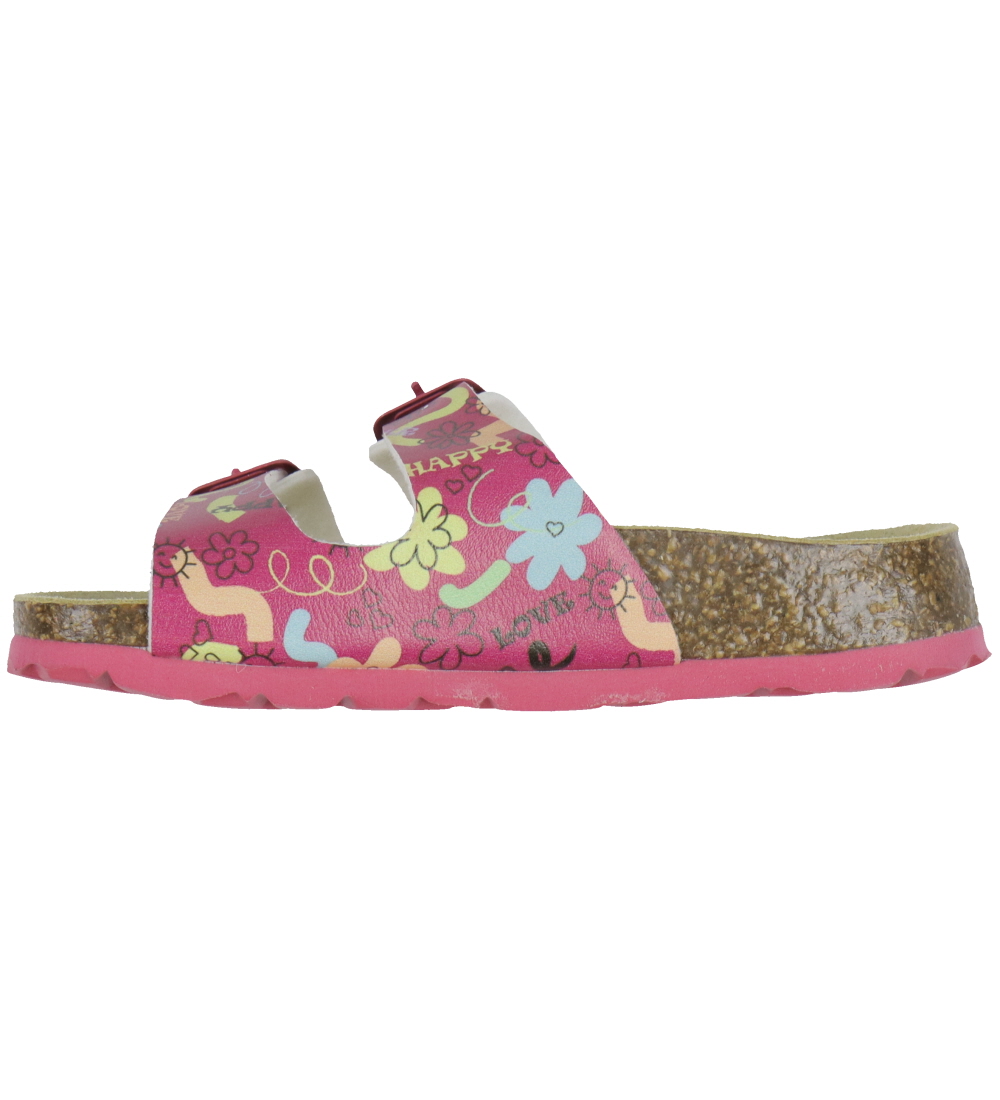 Sandales Superfit - Chausson à semelle intérieure - Rose av. Imp