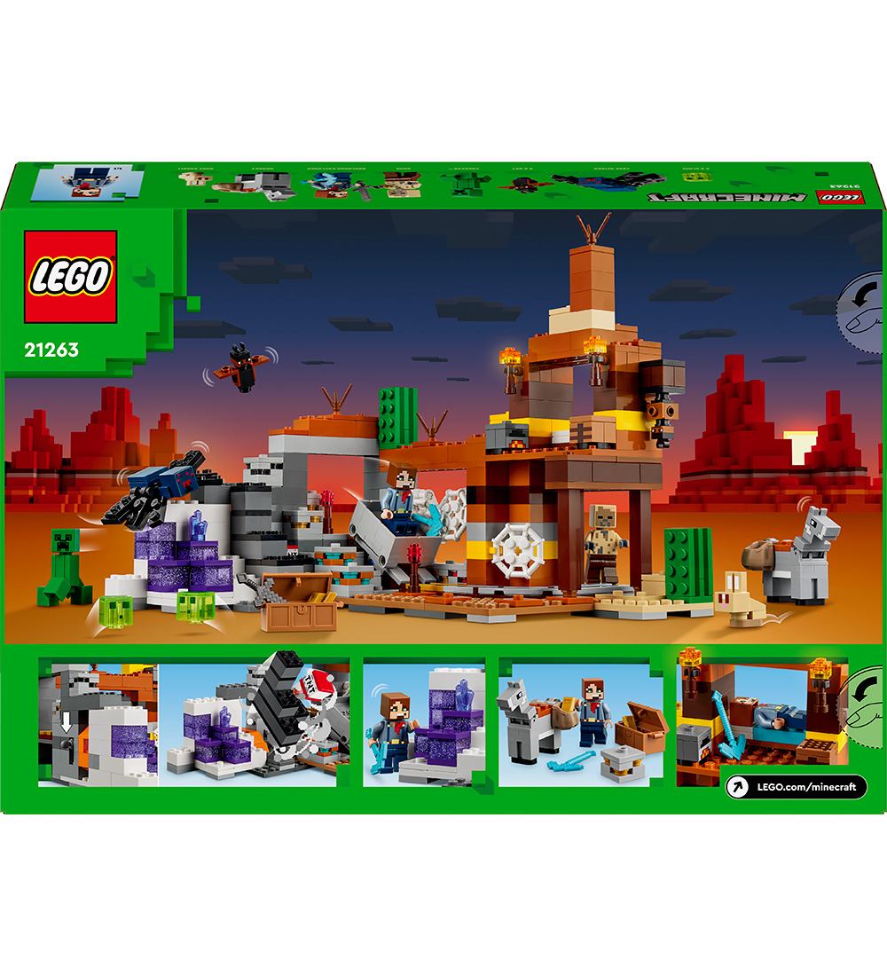 LEGO® Minecraft - The Badlands Mineshaft 21263 - 538 Parts