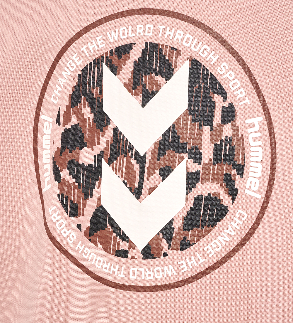 Hummel Kapuzenpullover - hmlChilli - Adobe Rose