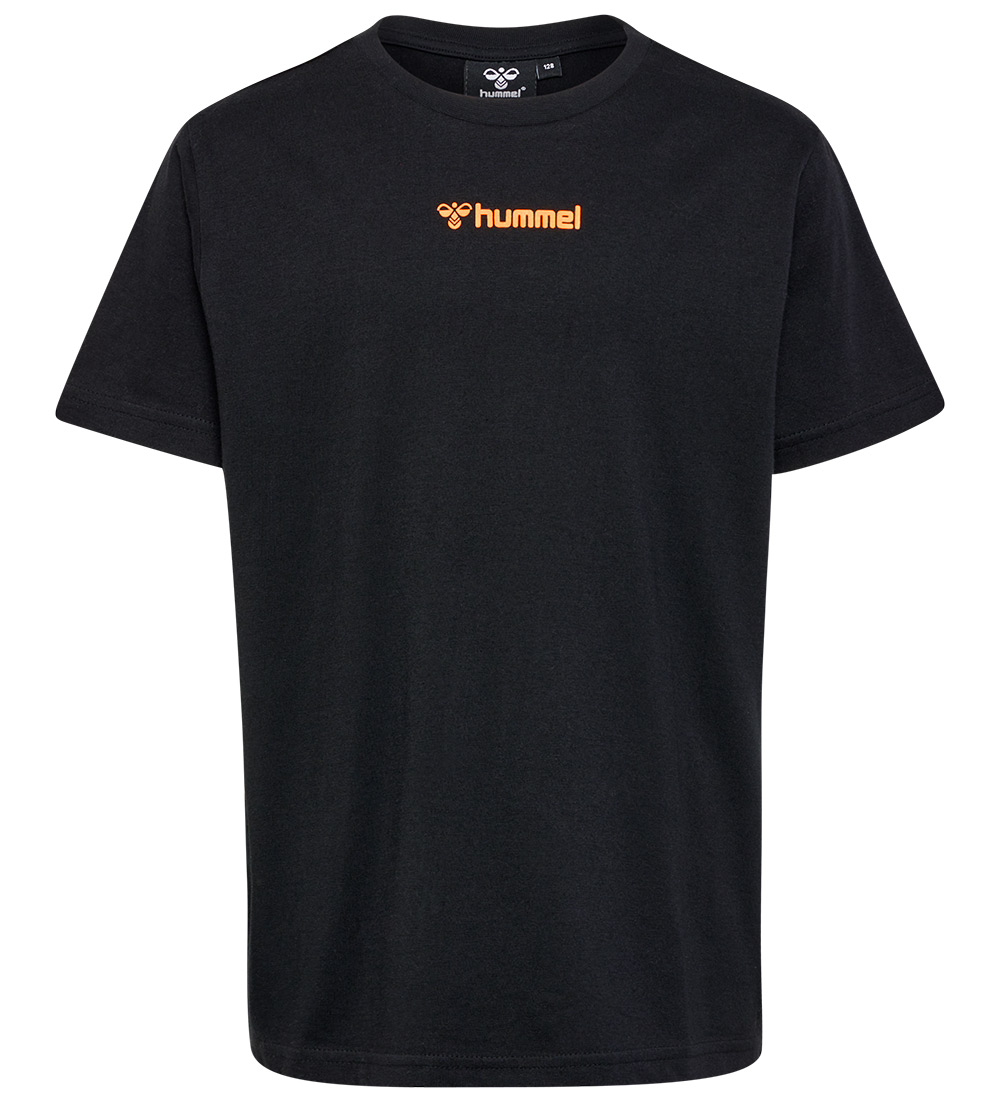 Hummel T-Shirt - hmlTex - Schwarz m. Print