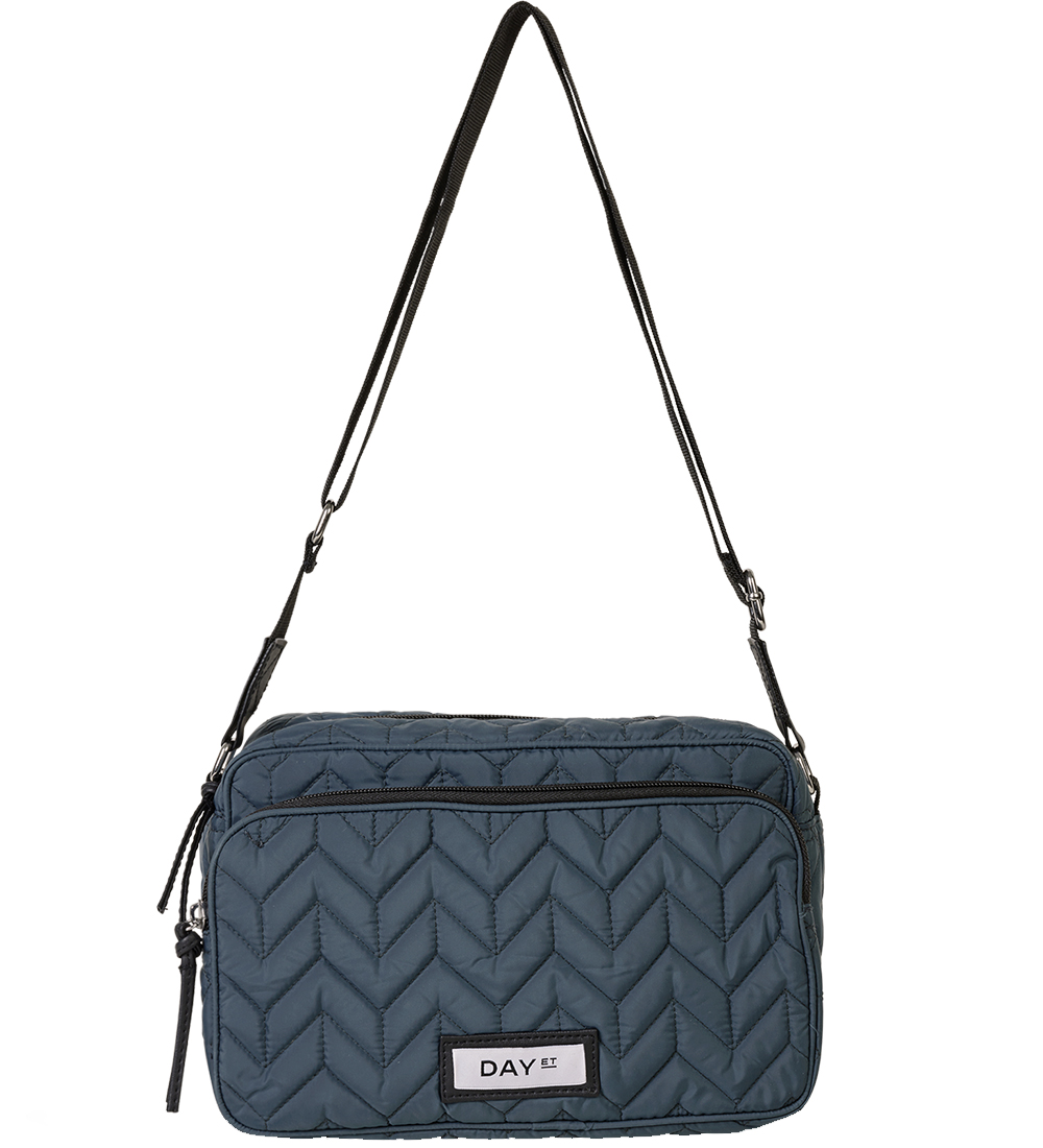 DAY ET Shoulder Bag - Day Gweneth RE-Q Zig Double - Dark Slate
