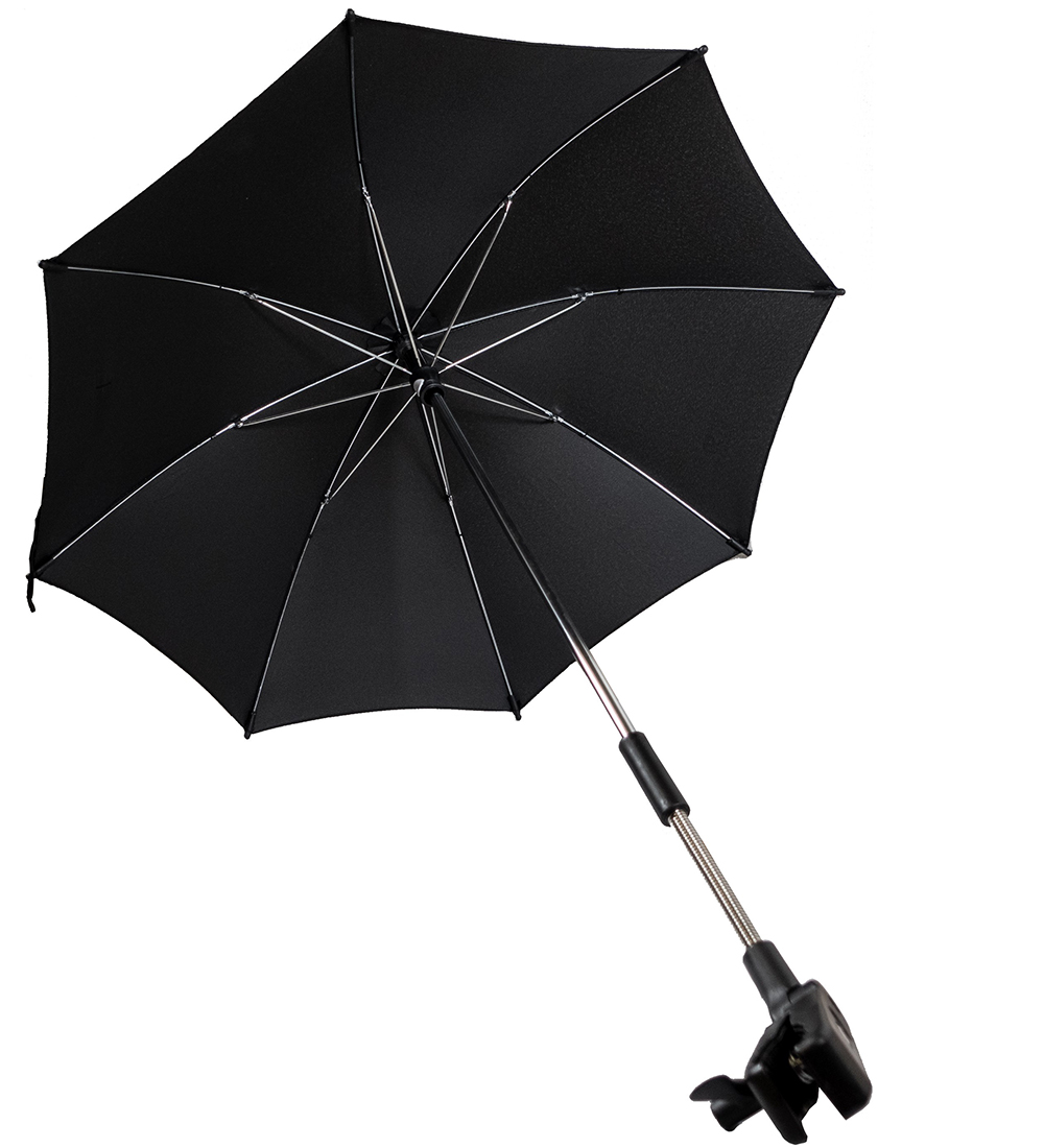 BabyDan Sólhlíf fyrir barnavagn - UV50+ - Svart