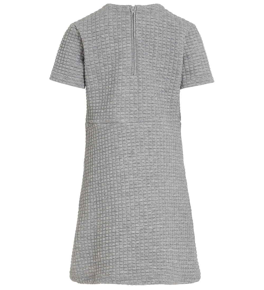 Calvin Klein Dress - Jacquard Quilted - Light Grey Heather