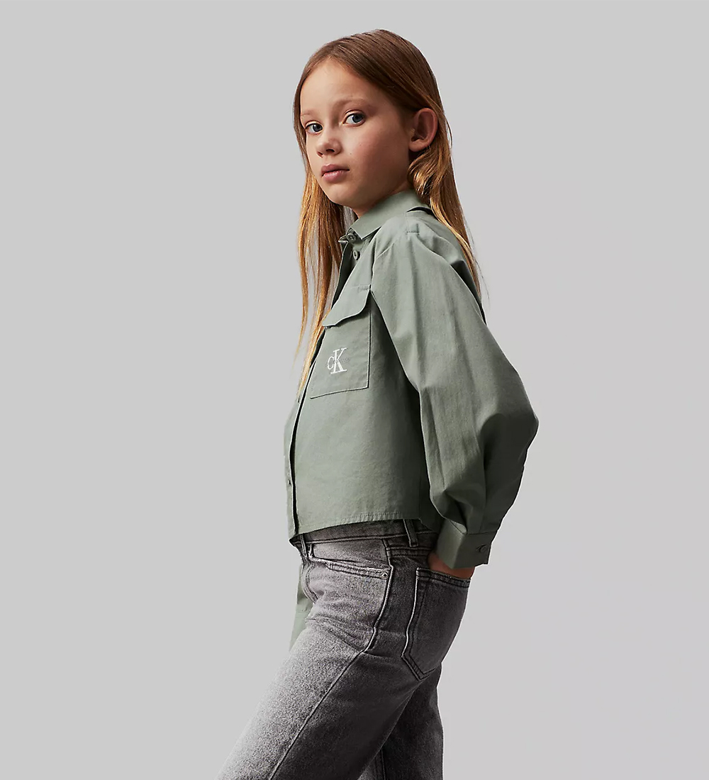 Calvin Klein Shirt - Clean Utility - Meteor Green