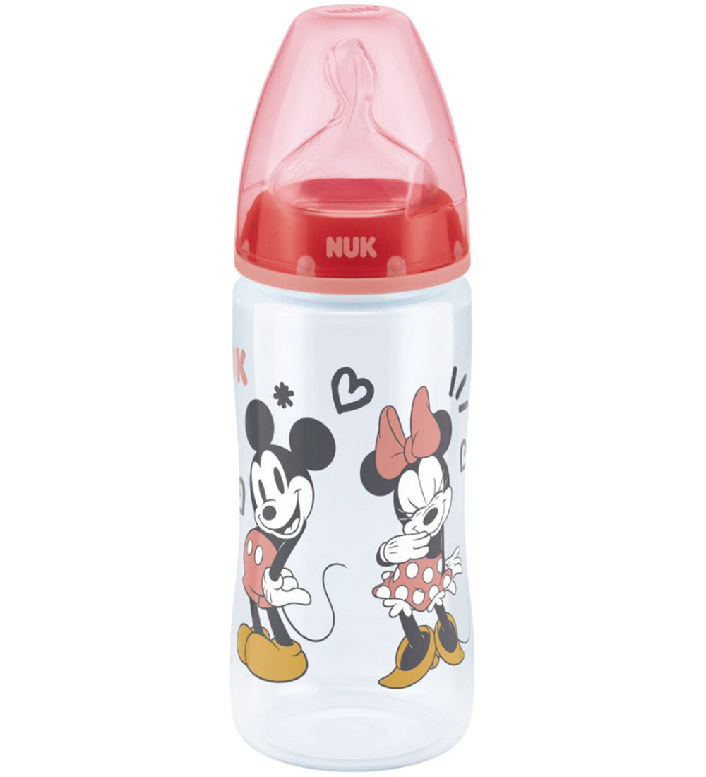 Nuk Feeding Bottle - First Choice+ - M - 300ml - Minnie Mouse Re
