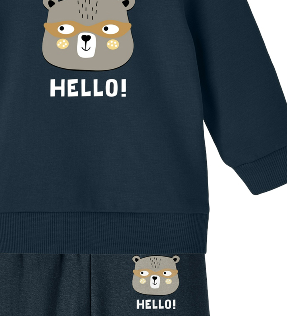 Name It Sweat Set - NbmVonne - Dark Sapphire/Hello
