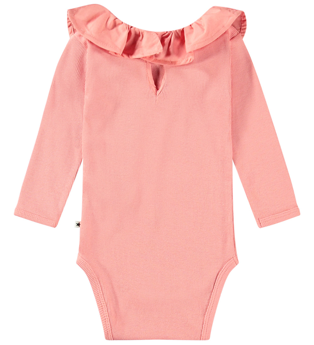 Molo Bodysuit L/æ - Rib - Faye - Flamingo Plume