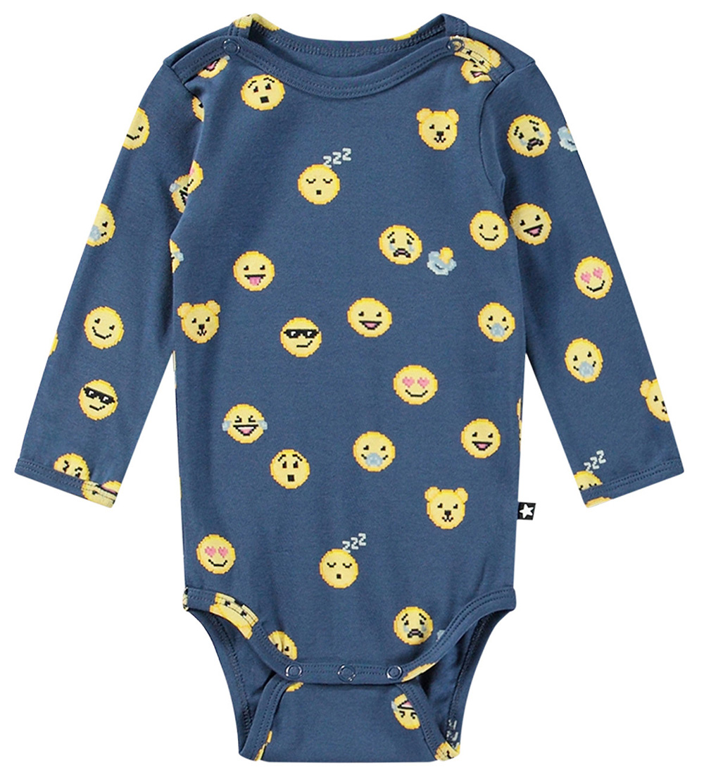 Molo Bodysuit L/æ - Foss - Pixel Smiles