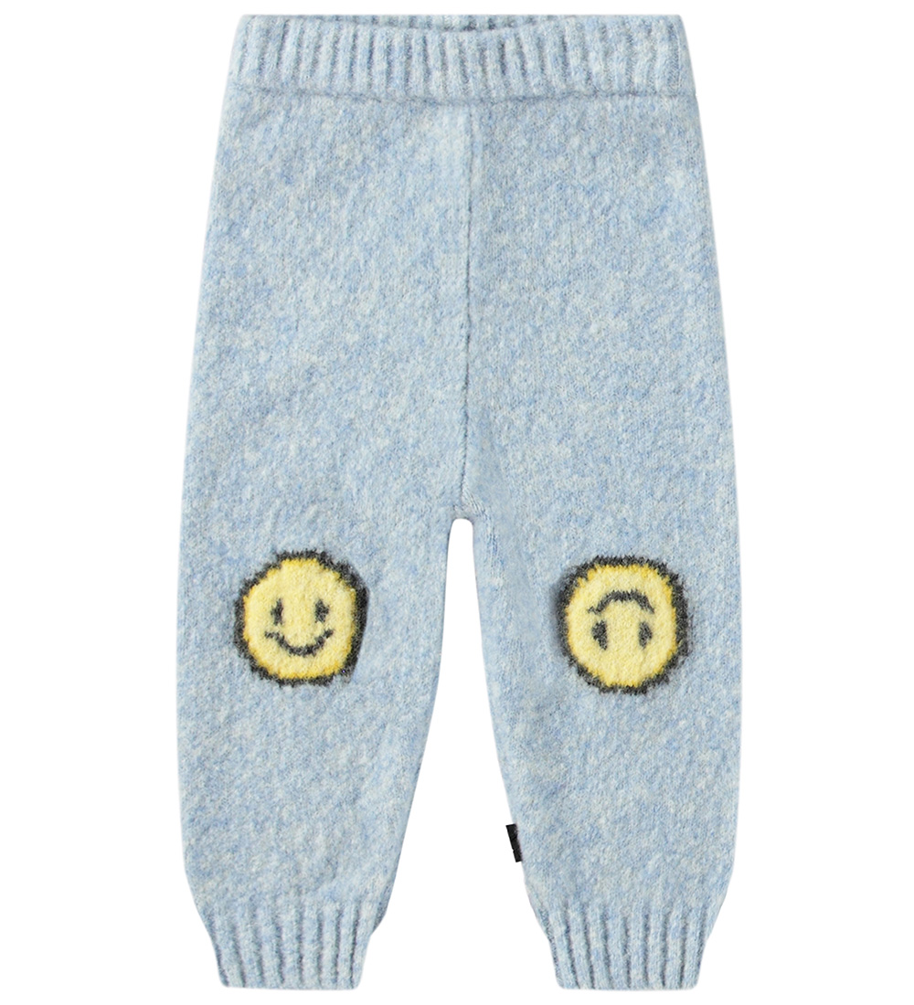 Molo Trousers - Knitted - Wool - Sun - Pixel Smiles