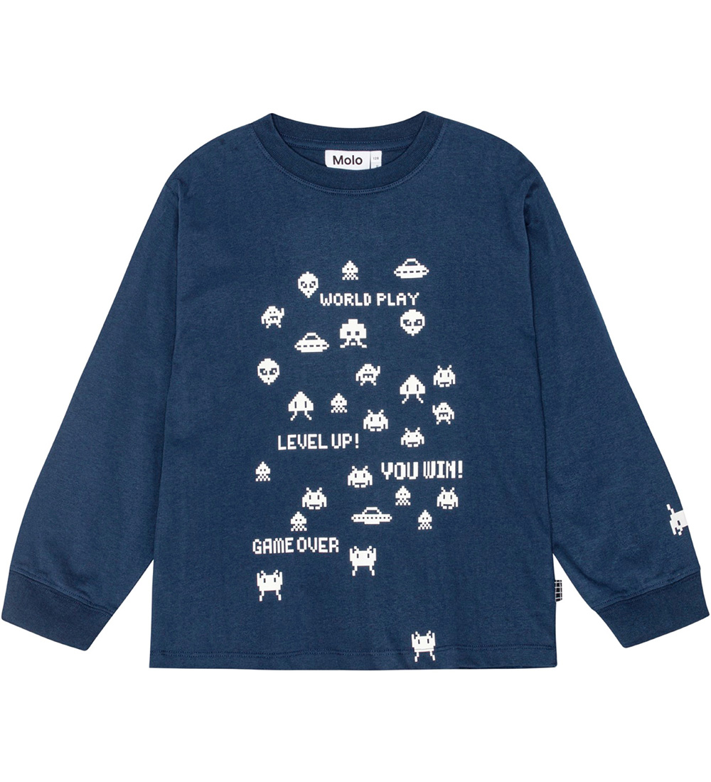 Molo Blouse - Rube - Game Over White