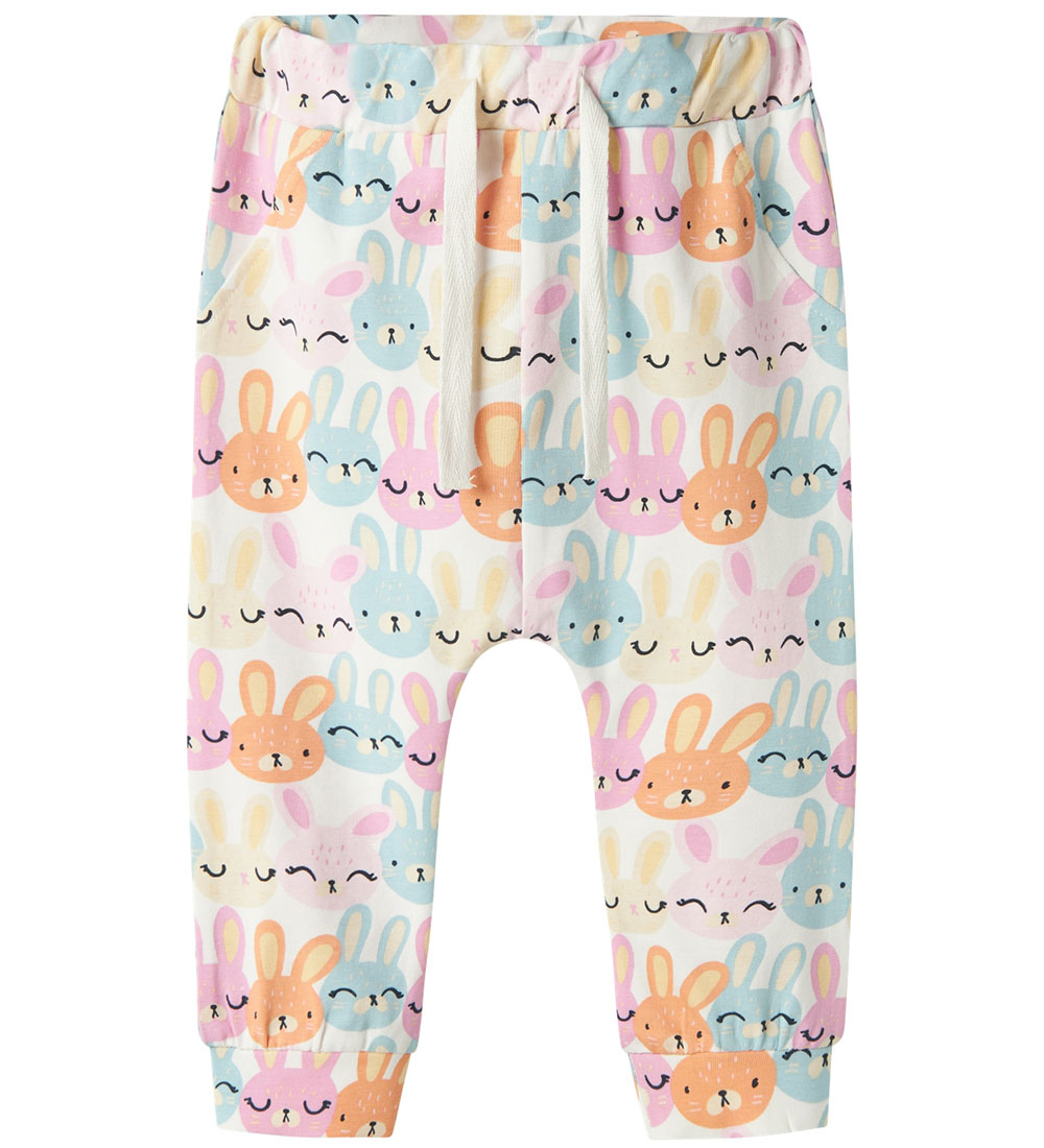 Name It Trousers - NbfVandora - Jet Stream/Bunny Face