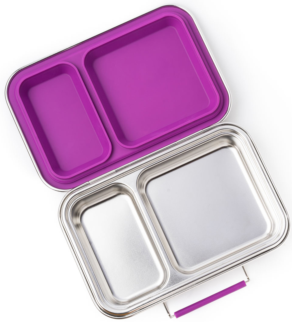 Lekkabox Nestisbox - Duo - Ryðfrítt stál - 750 ml - Fjólublátt