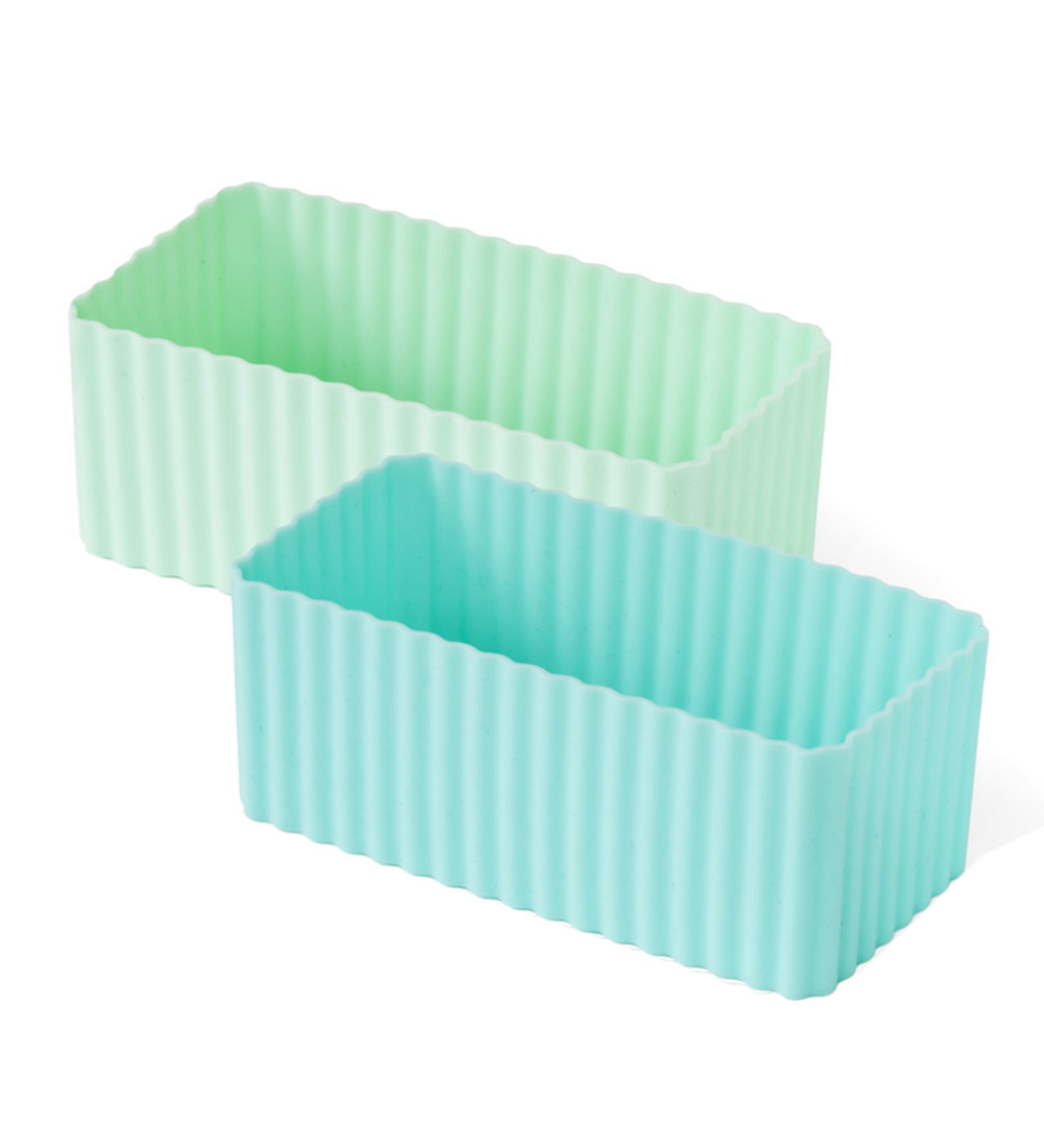 Lekkabox Bento Cups - Silicone - 2 Parts - Pastel Blue