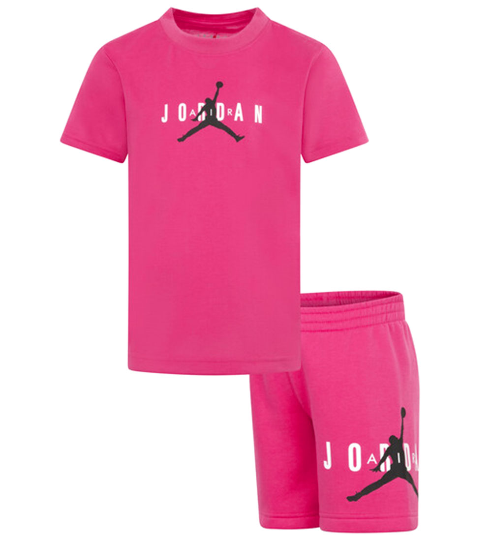Jordan Shorts Set - Duurzaam - Laser Fuchsia