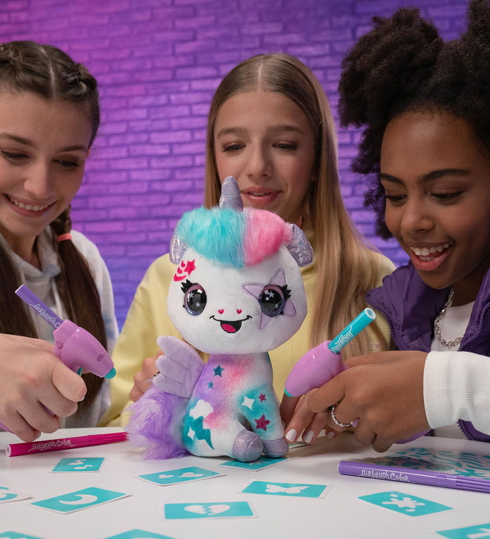 Airbrush Plush Soft Toy - DYI - Magic Unicorn