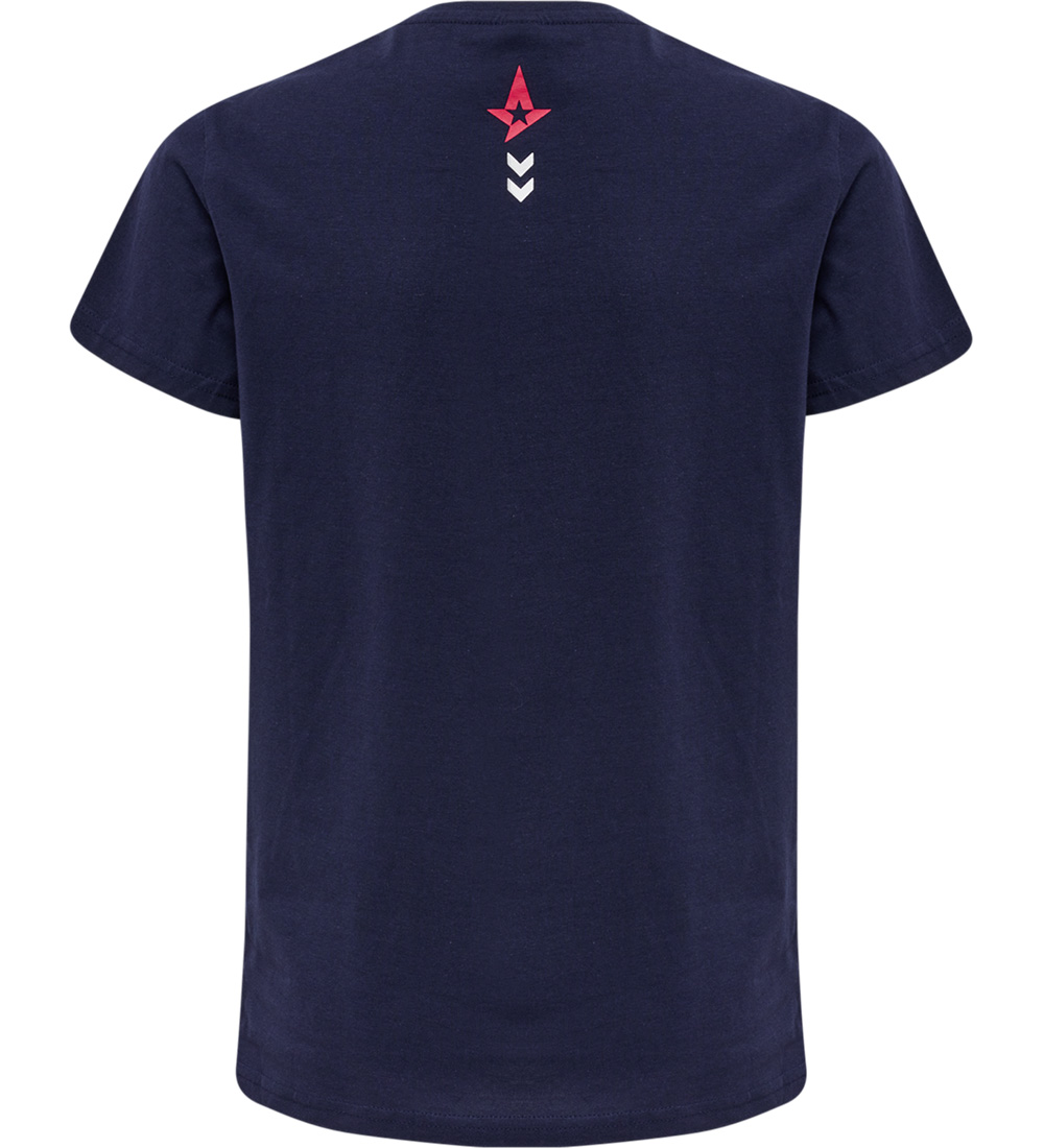 Hummel T-shirt - Astralis 21/22 - Marine w. Print