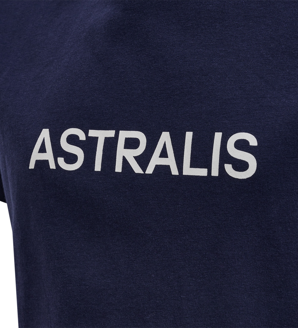 Hummel T-shirt - Astralis 21/22 - Marine w. Print