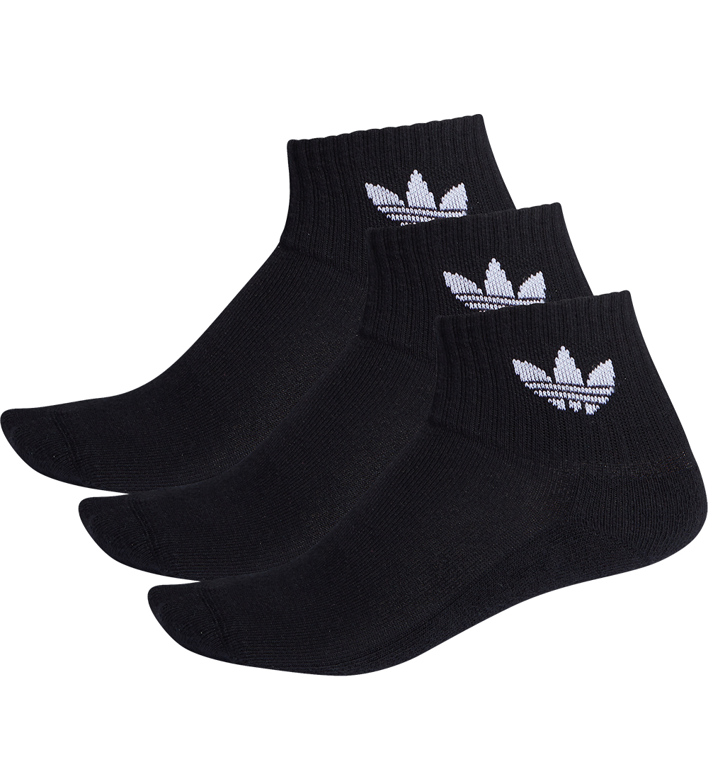 adidas Originals Socken - 3er-Pack - Mid Knöchel - Schwarz