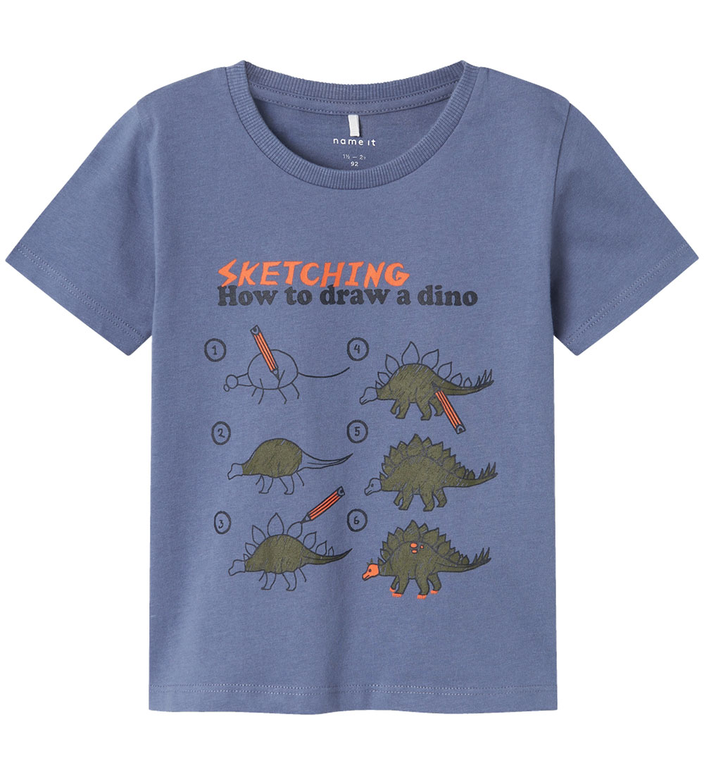 Name It T-shirt - NmmPhow - Wild Wind/Dino