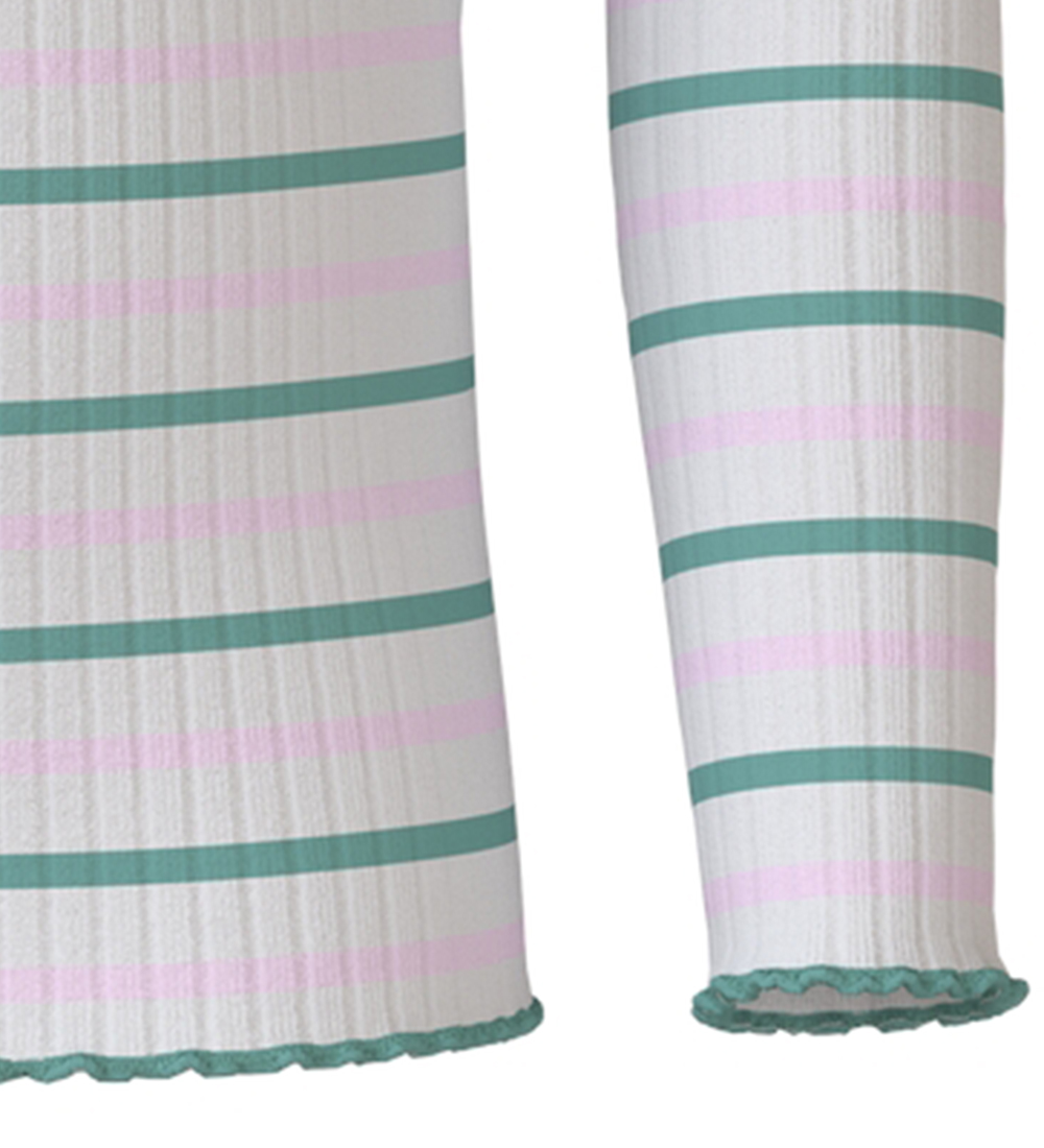 Name It Blouse - Rib - NmfVemma - Jet Stream/Festival Bloom/Was