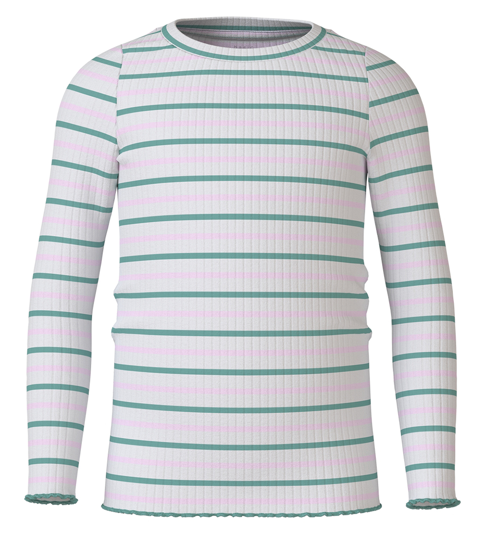 Name It Blouse - Rib - NmfVemma - Jet Stream/Festival Bloom/Was