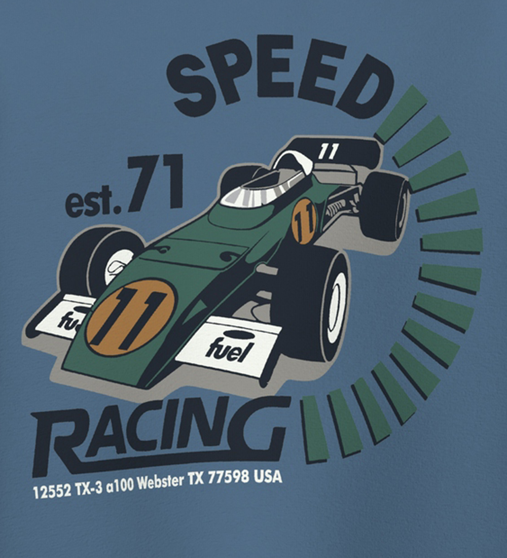 Name It Blouse - NmmVux - Coronet Blue/Speed Racing