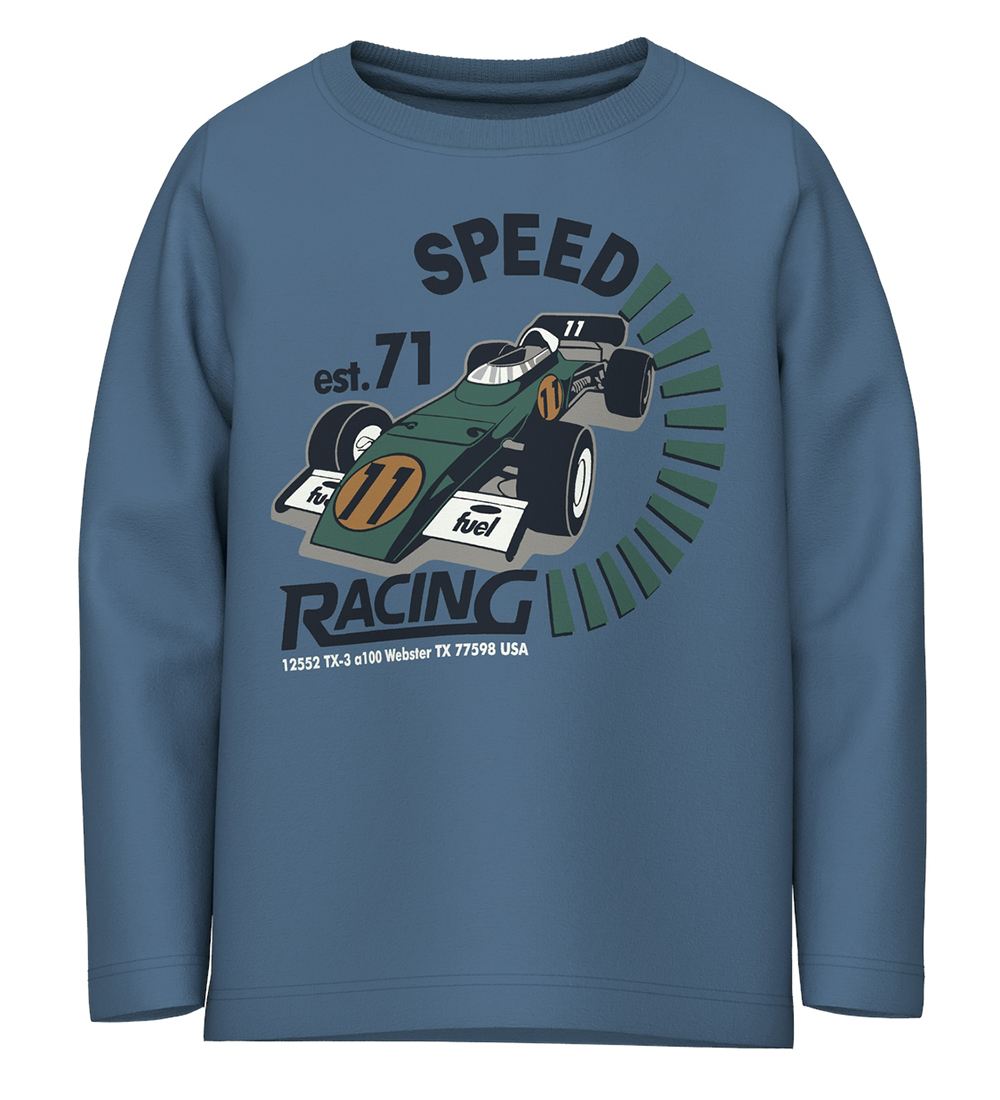 Name It Blouse - NmmVux - Coronet Blue/Speed Racing