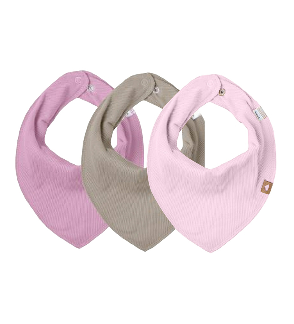 Name It Teething Bib - Rib - NbfYvettekinna - 3-Pack - Pastel La