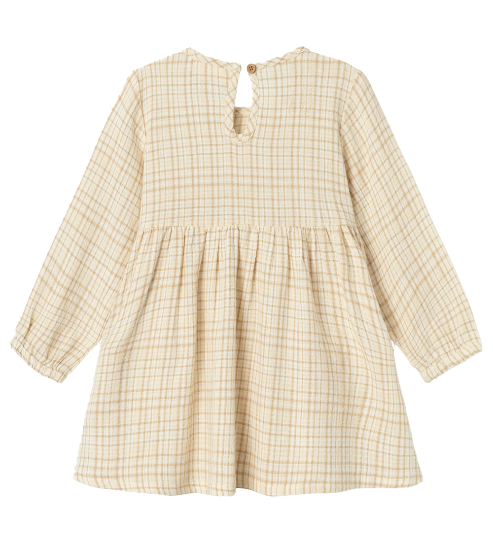 Lil' Atelier Dress L/æ - NmfKaley - Lemon Icing