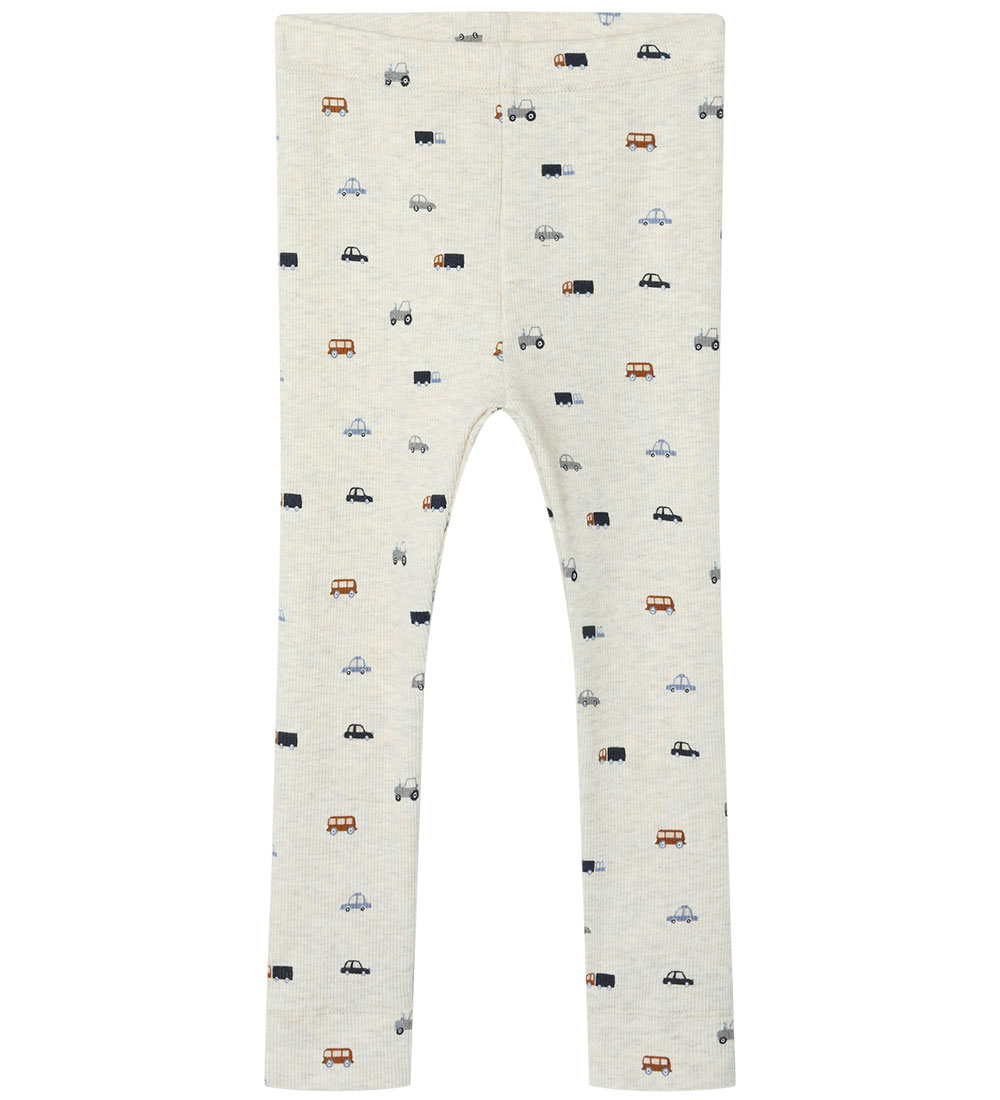 Name It Leggings - Rib - NmmDabu - Peyote Melange M. Ökutæki