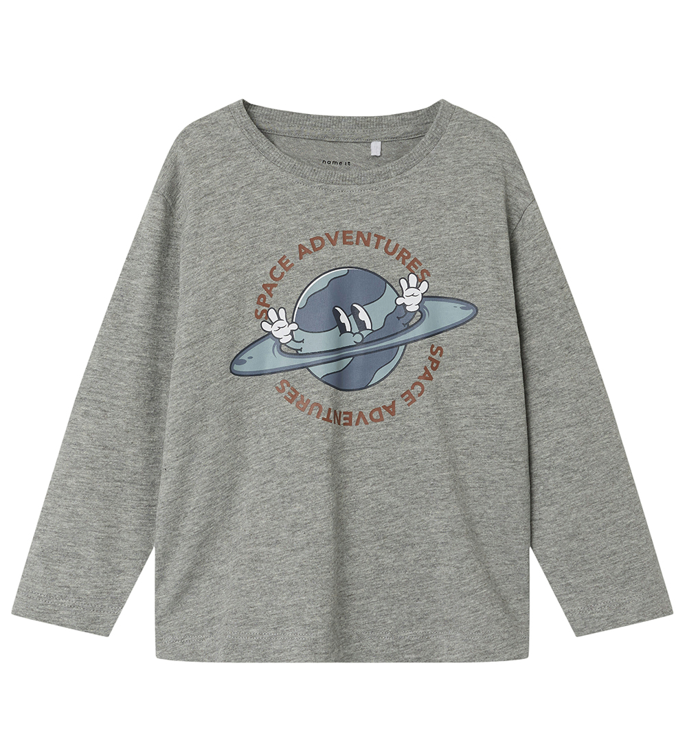 Blouse Name It - NmmOSwin - Grey Melange